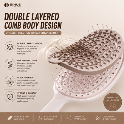 Detabgler Hair Brush