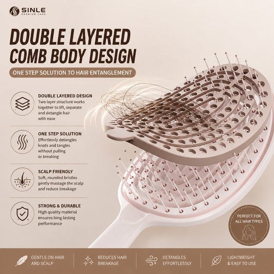 Detabgler Hair Brush
